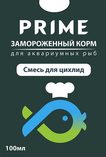 Prime Смесь для цихлид замороженная, блистер, 100 мл