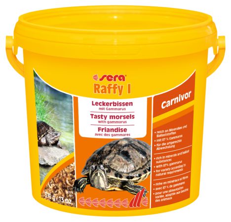 Корм Sera RAFFY I корм для рептилий, 3,8 л