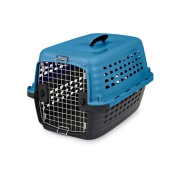 Переноска Petmate Compass fashion 24" для домашних животных, синяя, пластик, 61x42x36 см