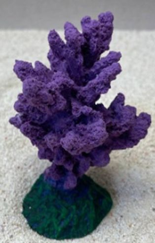 Цветной коралл фиолетовый Коралл ветка, 7*7*11 см