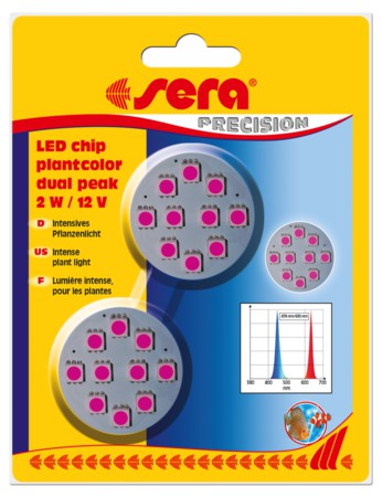 Запасной чип Sera для светильника LED Light plantcolor dual peak, 2 шт.