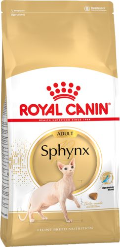 Корм Royal Canin Sphynx для кошек породы сфинкс старше 12 месяцев