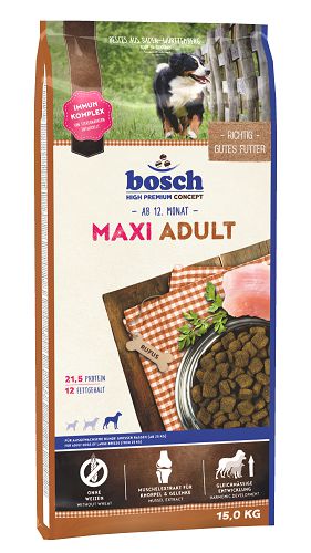 Корм Bosch Adult Maxi для взрослых собак крупных пород