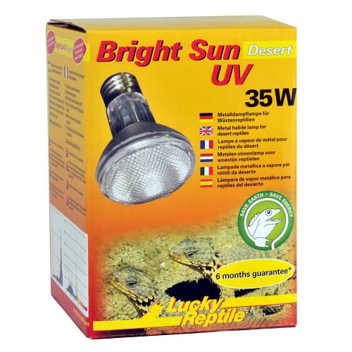 Lucky Reptile Bright Sun UV Desert лампа для террариумов, 35 Вт, цоколь Е27
