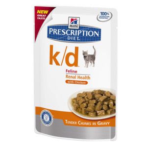 Диета Prescription Diet k/d с Курицей для кошек при заболеваниях почек, 85 г