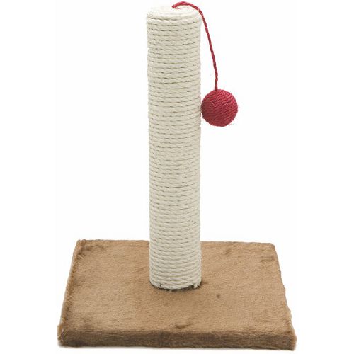 COMFY Когтеточка AGATHA на подставке с мячом, cизаль и плюш, 40 см