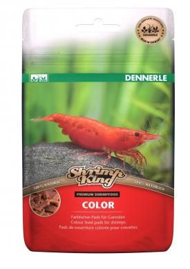 Дополнительный корм Dennerle ShrimpKing Color для яркой окраски креветок, пластинки 30 г Дополнительный корм Dennerle ShrimpKing Color для яркой окраски креветок, пластинки 30 г