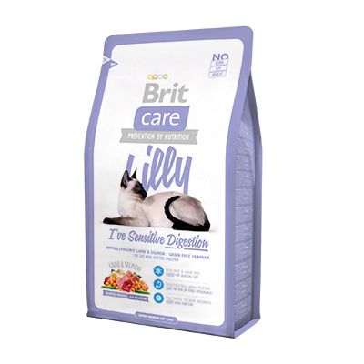 Корм Brit Care Cat Lilly Sensitive Digestion для кошек с чувствительным пищеварением
