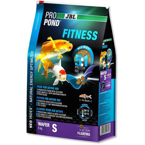 Корм JBL ProPond Fitness S для активных мелких карпов кои, чипсы 5 кг (12 л)