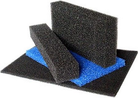 Roof Foam губка фильтрующая пенополиуритановая PPI 20, синяя, 200х100х100 мм
