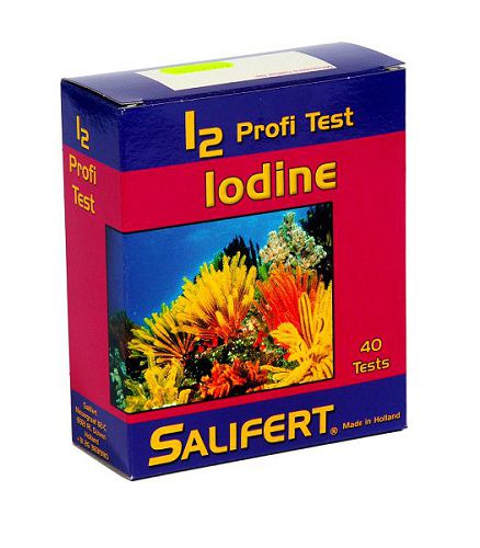 Тест Salifert Iodine Profi-Test на йод, 40 шт.