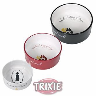 Миска TRIXIE "Королевский пес", керамика, 0,6 л, 16 см