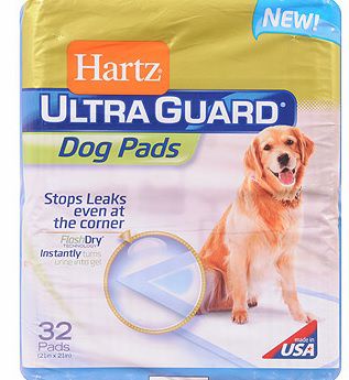 Пеленки впитывающие HARTZ Training Pads Home Protection Ultra для собак и щенков, 54Х54 см, 32 шт.