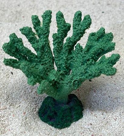 Цветной коралл зеленый Коралл акобария, 9*5*7 см