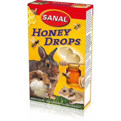 SK7500 SANAL Honey Drops Медовые дропсы для грызунов, 45 г