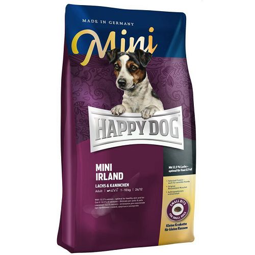 Корм HAPPY DOG SUPREME Mini Irland Лосось и Кролик для собак мелких пород, 1 кг