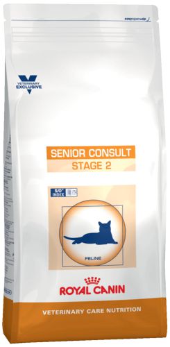 Диета Royal Canin VetCN SENIOR CONSULT STAGE 2 для пожилых котов и кошек, имеющих видимые признаки старения, 1,5 кг