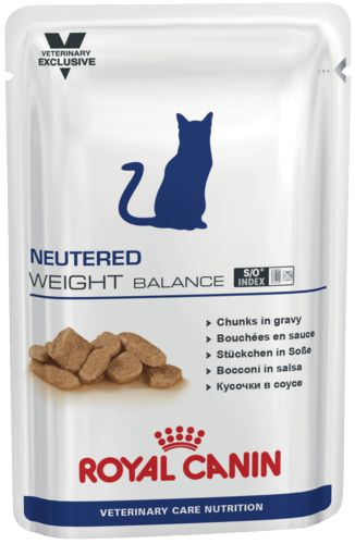 Диета Royal Canin NEUTERED WEIGHT BALANCE для стерилизованных кошек склонных к лишнему весу, 100 г