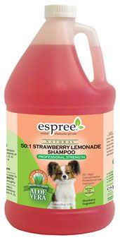 Шампунь Espree PC 50:1 Strawberry Lemonade Shampoo "Клубничный лимонад" суперконцентрированный, для собак и кошек, 3,79 л