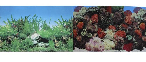 Фон PRIME двусторонний Кораллы/Растительный, 60х150 см