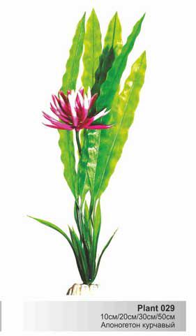 Пластиковое растение Barbus Апоногетон курчавый 30 см