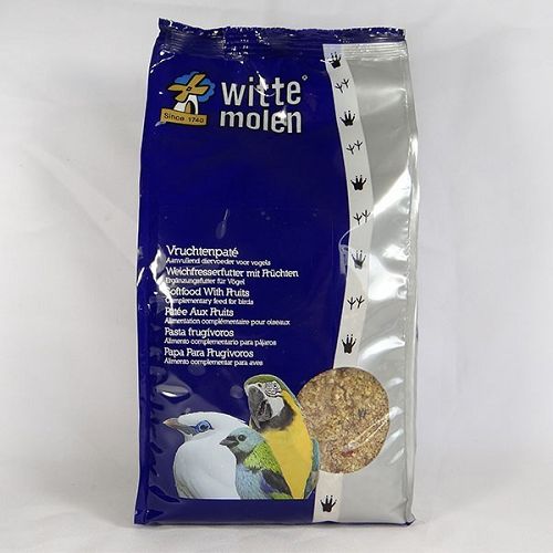 Корм дополнительный Witte Molen Softfood With Fruits мягкий с фруктами для птиц, 1 кг Корм дополнительный Witte Molen Softfood With Fruits мягкий с фруктами для птиц, 1 кг