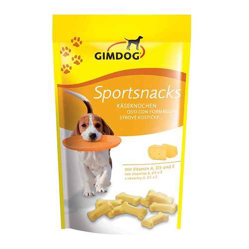 Лакомство Gimdog "Sportsnacks" дрессировочное для собак, сыр, 50 г