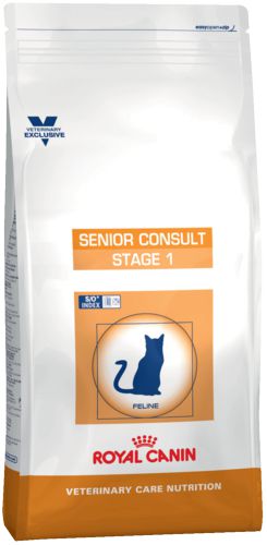 Диета Royal Canin VetCN SENIOR CONSULT STAGE 1 для пожилых котов и кошек, без видимых признаков старения