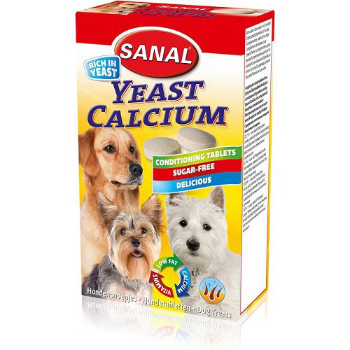 SANAL для собак Кальций с витаминами В1, В2, В6, В12