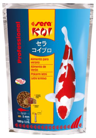 Корм Sera KOI Professional Summer летний для кои и других прудовых рыб, 1 кг
