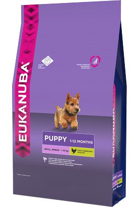 Корм Eukanuba Puppy Small Breed для щенков мелких пород