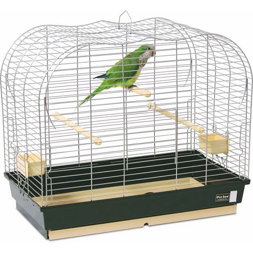 Pet Inn Клетка VULCANO для птиц, 2 большие кормушки, 2 жердочки, 65х36x55 см