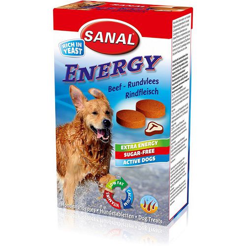 SD2100 SANAL Energy Витаминое лакомство с говядиной для собак, 100 г