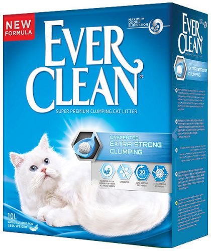 Наполнитель Ever Clean Extra Strong Clumpin Unscented комкующийся без ароматизатора для кошек
