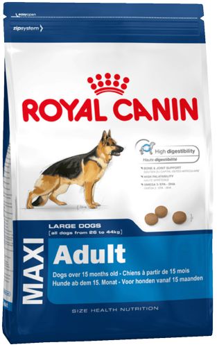 Корм Royal Canin MAXI Adult для взрослых собак крупных пород от 15 месяцев до 5 лет