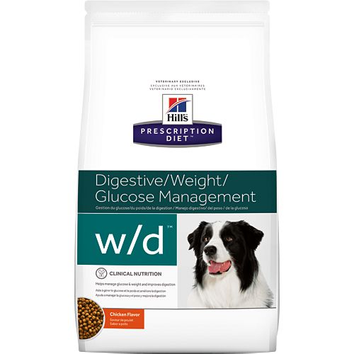 Диета Hill's Prescription Diet W/D для собак при диабете, 1,5 кг