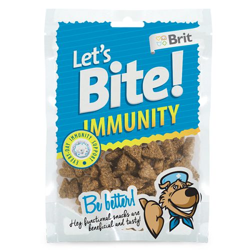 Лакомство Brit Let's Bite Immunity "Иммунитет" для собак, 150 г