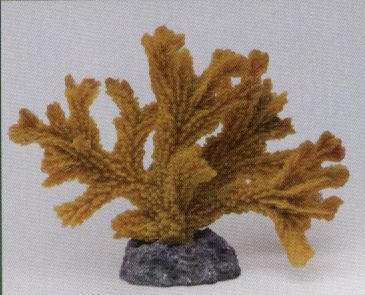 Коралл VITALITY мягкий, пластик, желтый, 17х9х13 см