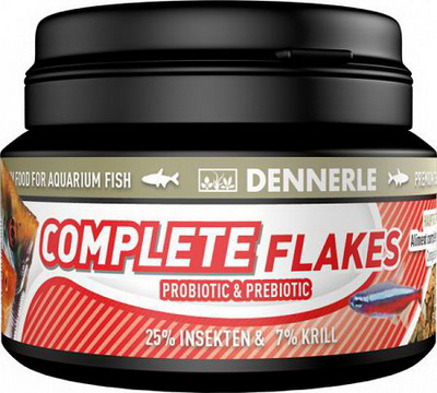 Dennerle Complete Flakes основной корм для аквариумных рыб, хлопья 19 г