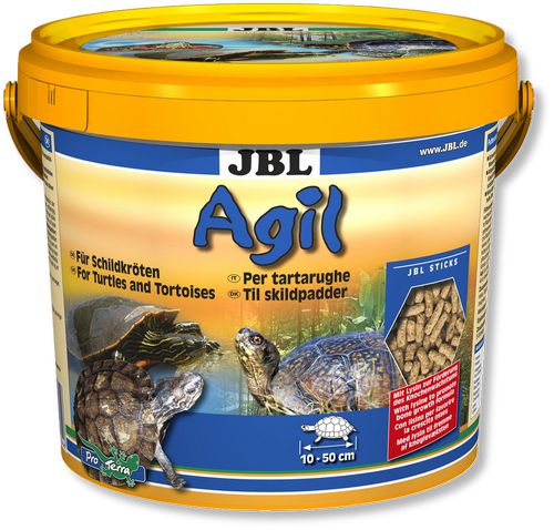 Основной корм JBL Agil для водных черепах 10-50 см, палочки 2,5 л