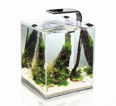 Aquael Shrimp Set SMART 10 аквариум черный, 10 л