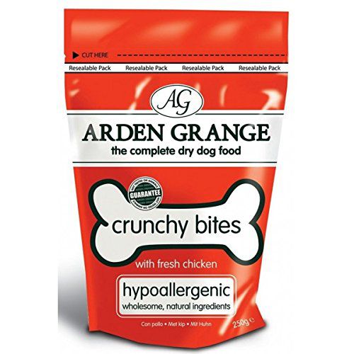 Лакомство Arden Grange Crunchy Bites with fresh chicke для собак, с курицей, 0,25 кг