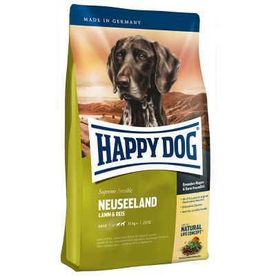 Корм HAPPY DOG SUPREME Nevseeland Ягненок с рисом для взрослых собак