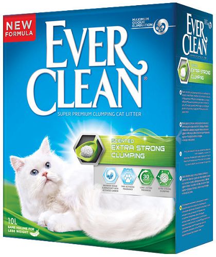 Наполнитель Ever Clean Extra Strong Clumping Scented комкующийся с ароматизатором для кошек (зеленая