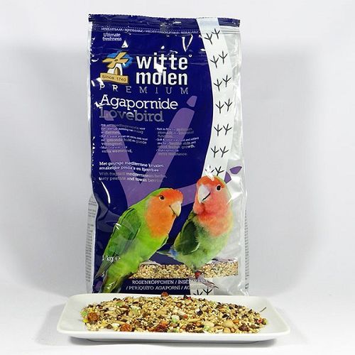 Корм Witte Molen Premium Lovebird Food для попугаев-неразлучников, 1 кг