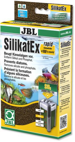 Фильтрующий материал JBL SilikatEx Rapid для борьбы с диатомовыми водорослями, 400 г