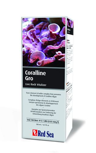 Red Sea Coralline Gro комплекс из карбонатных буферов, калия и следовых элементов для роста кораллиновых водорослей, 500 мл