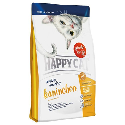 Корм HAPPY CAT Sensitive Greinfree Кролик для чувствительных кошек, 1,4 кг