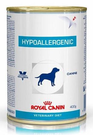 Диета Royal Canin VET HYPOALLERGENIC для собак при пищевой аллергии, 400 г