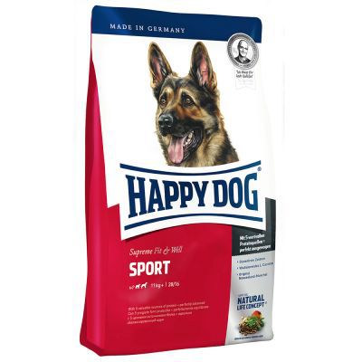 Корм HAPPY DOG Supreme Fit&Well Sport Adult для активных собак, 15 кг
